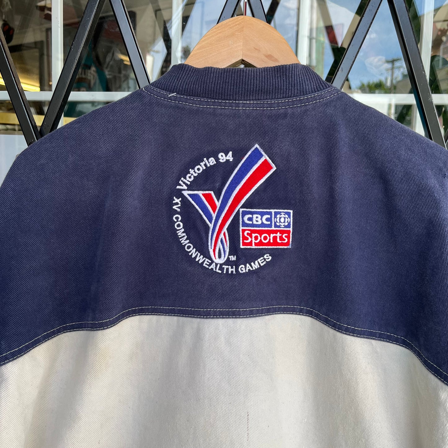 1994 Victoria Commonwealth Games CBC Sports Denim Jacket - Size M