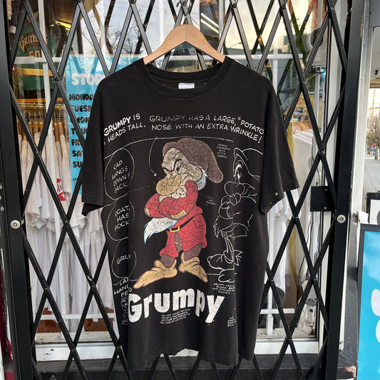 Vintage Disney Snow White Grumpy Tee - Size XL