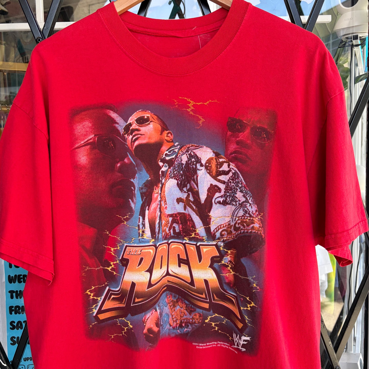 2001 WWE The Rock Wrestling Tee - Size XL