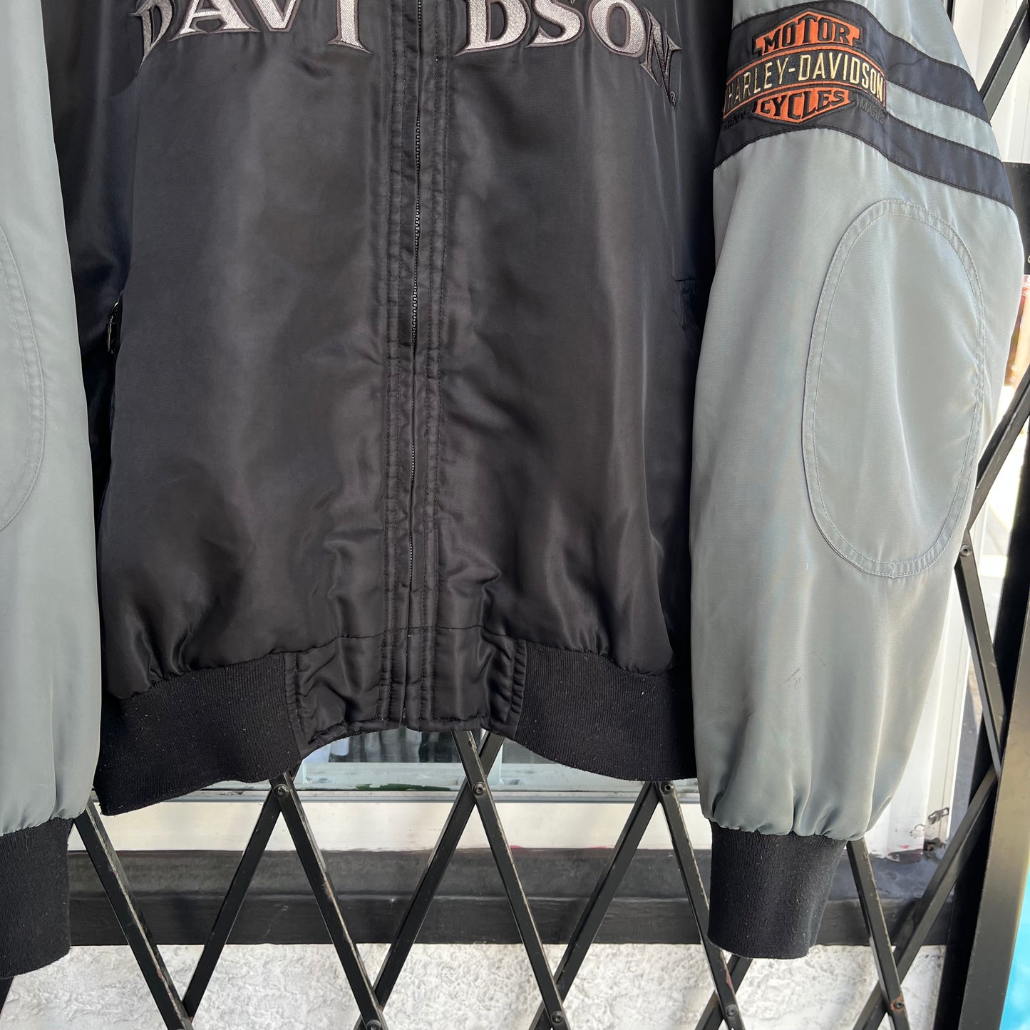 Y2K Harley Davidson Bomber Jacket - Size XXL
