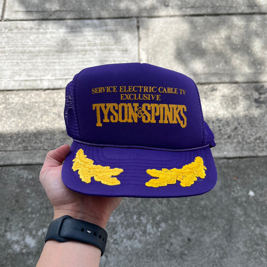 Vintage Tyson vs Spinks Boxing Promo Trucker Hat