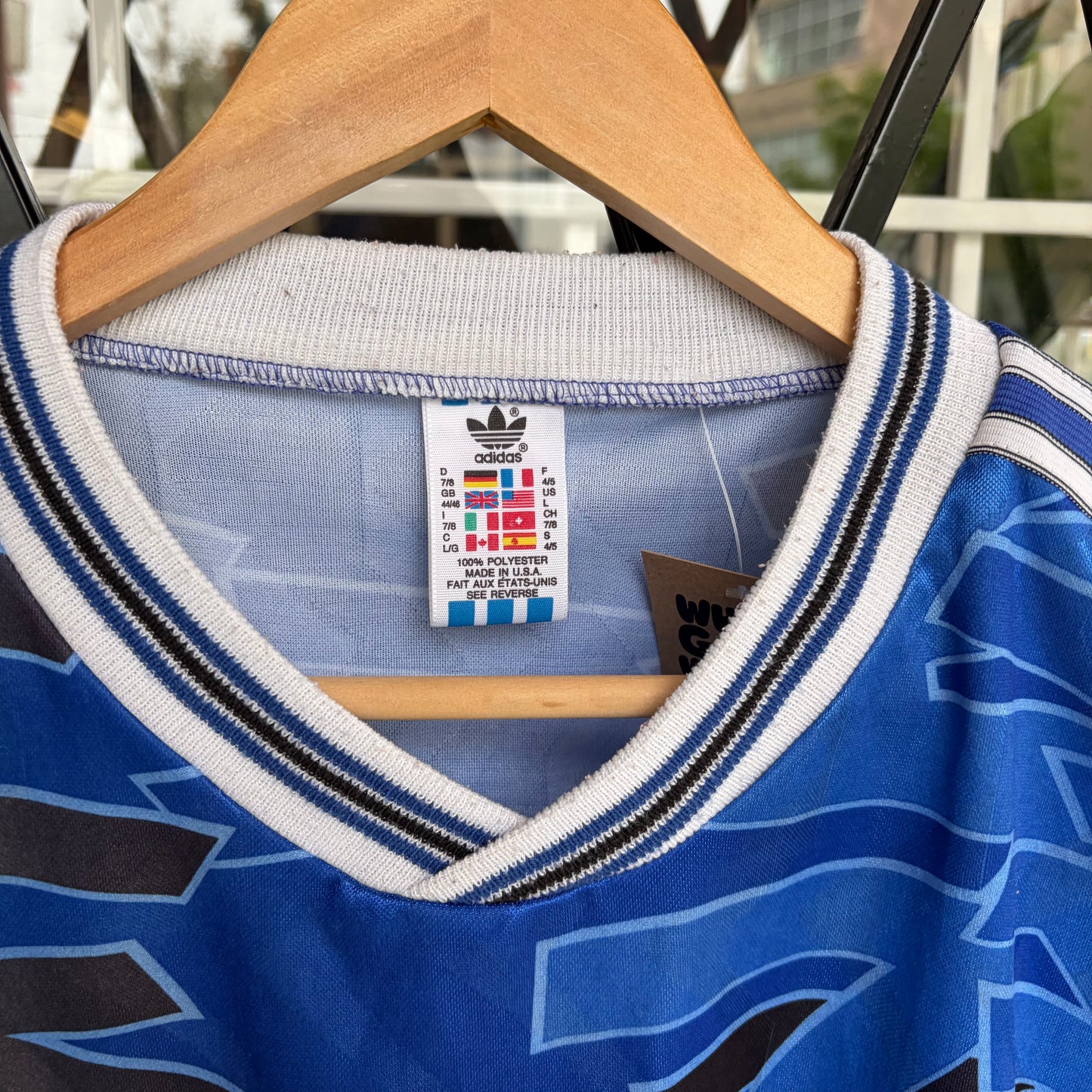 Vintage Adidas European Soccer School Jersey - Size L