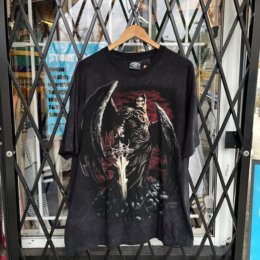 2005 Skull Bone Skeleton Warrior Tee - Size XL