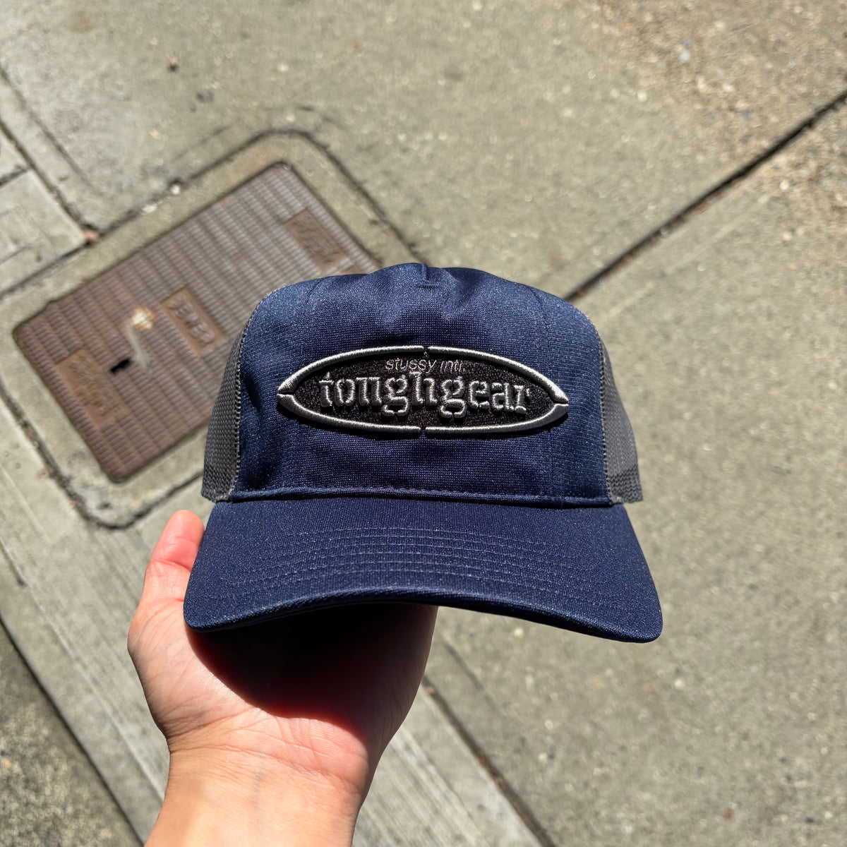 Stussy Tough Gear Trucker Hat Navy