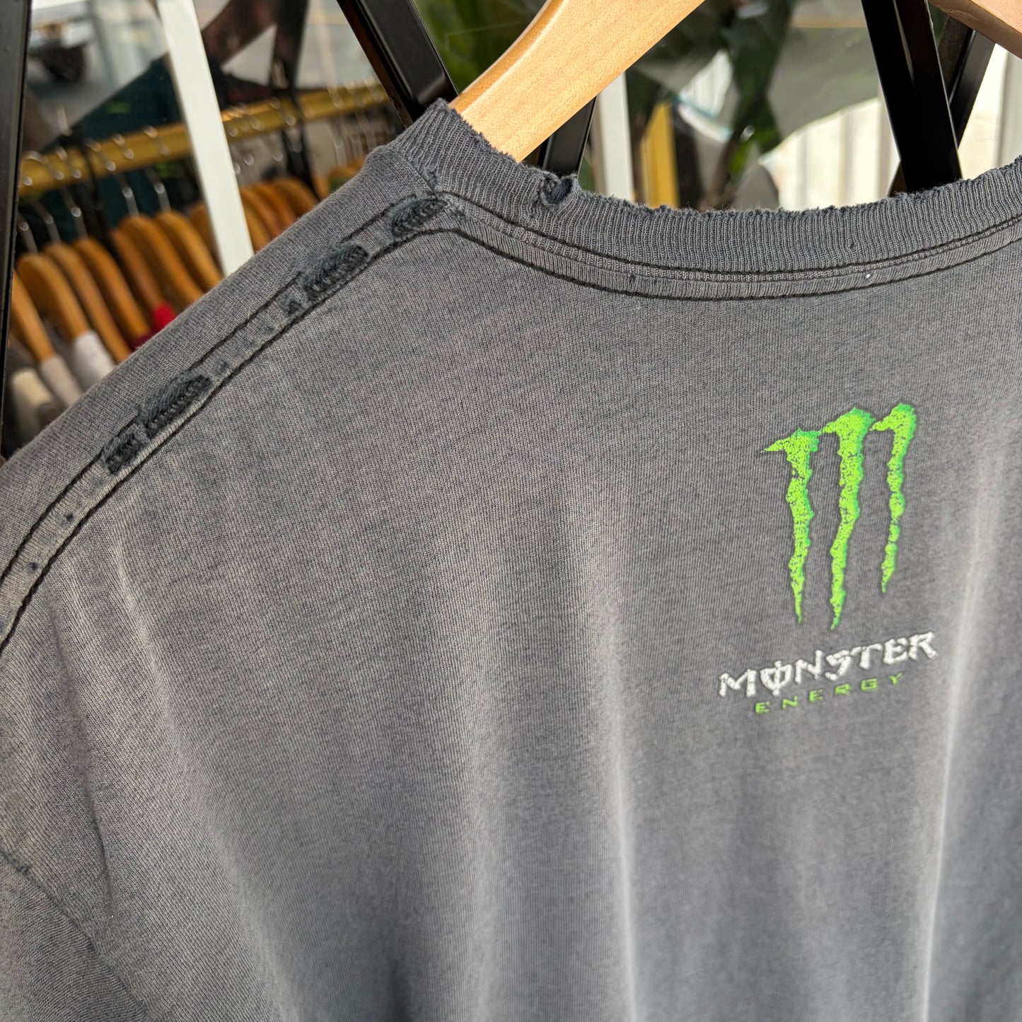 Y2K Monster Energy Tee - Size L