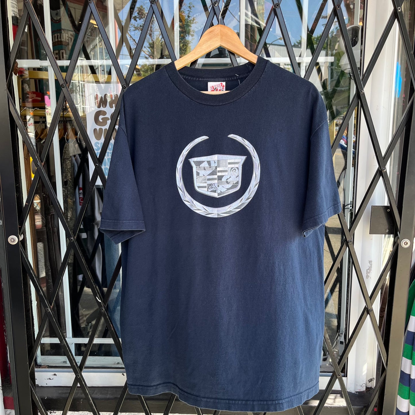 Y2K XLarge Cadillac Emblem Tee - Size XL