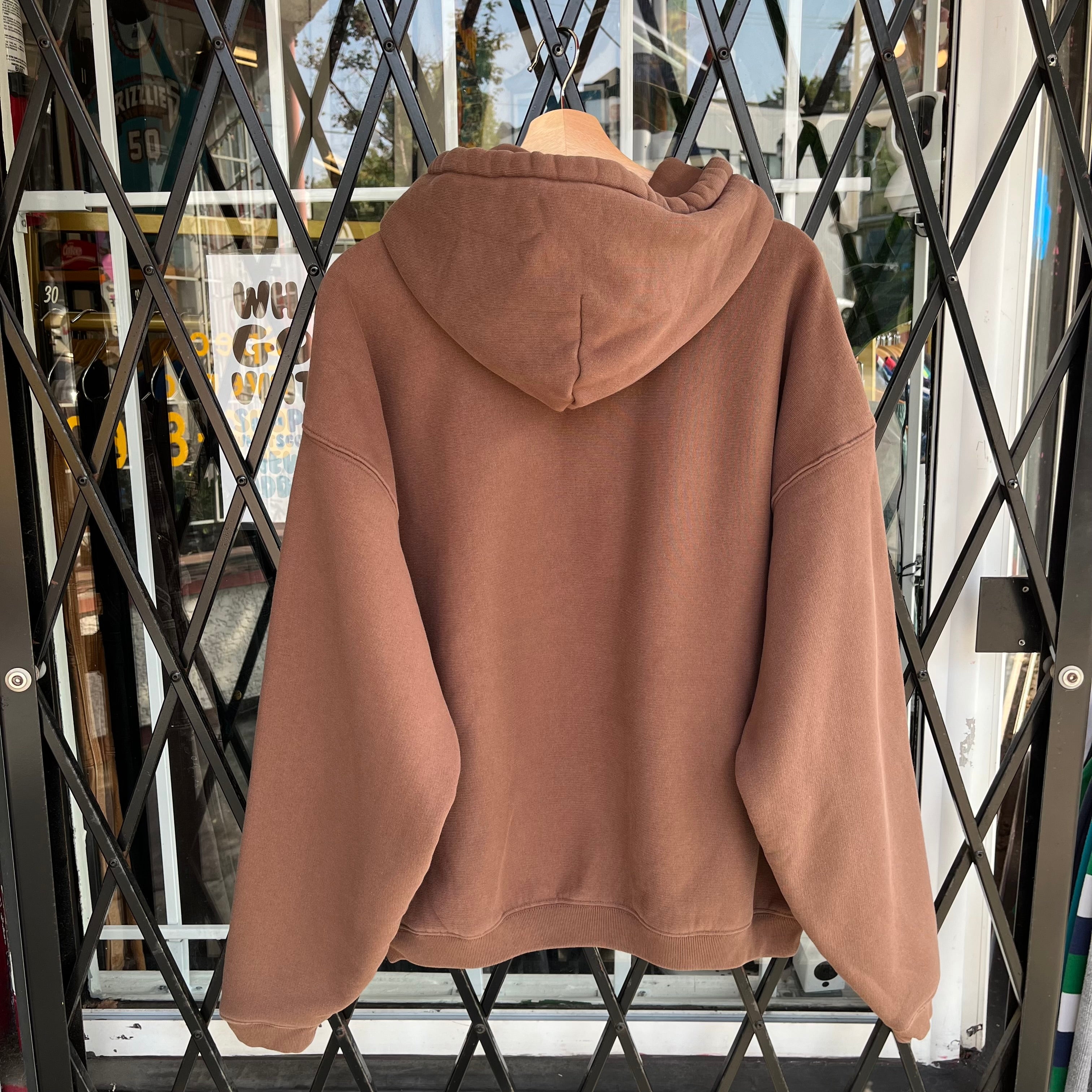 Stussy 80 Relaxed Hoodie Brown - Size M – What's Good? Vintage