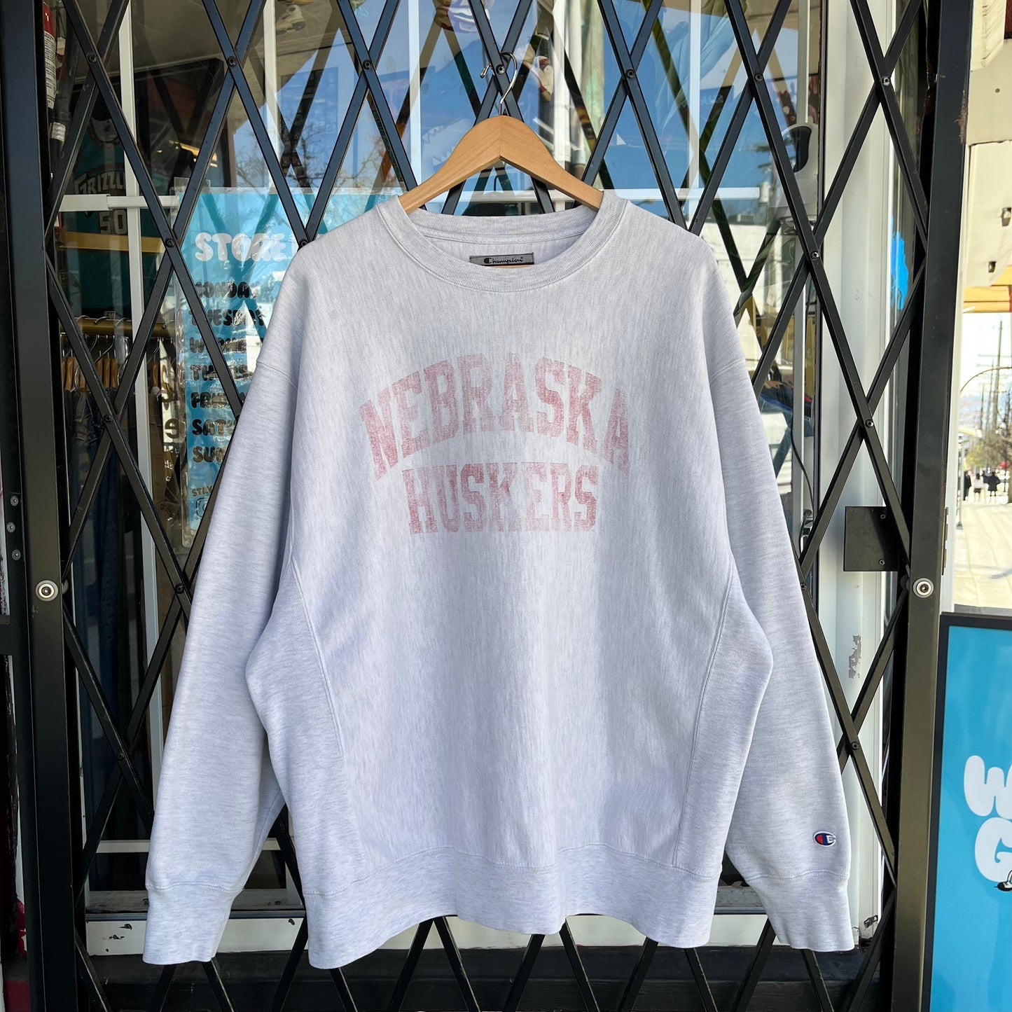 Vintage Champion Reverse Weave Nebraska Huskers Crewneck - Size XL