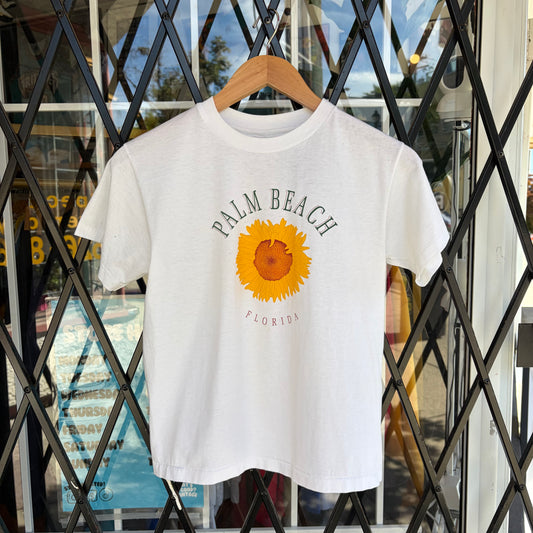 Vintage Sunflower Mini Tee - Size Women’s L