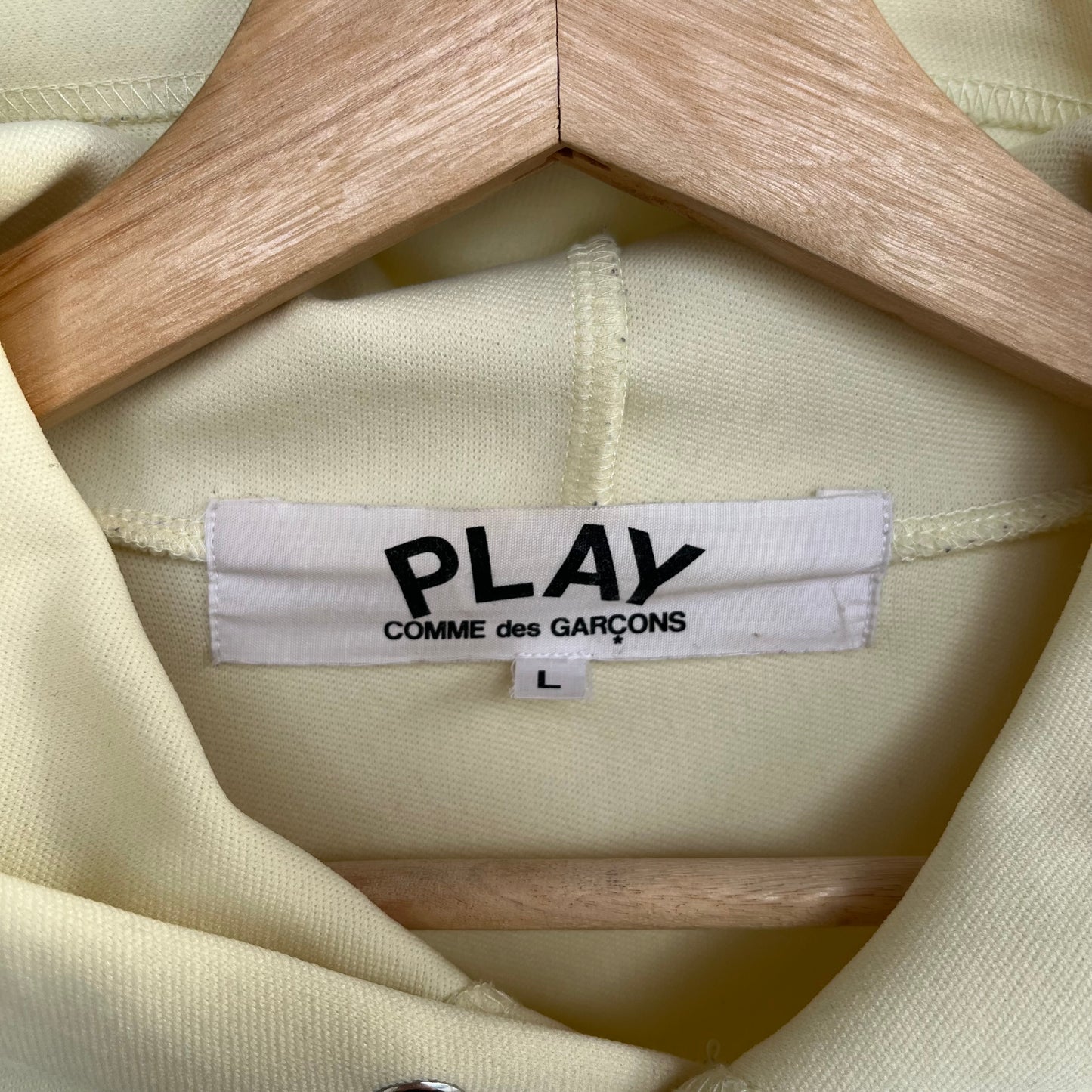 CDG Red Heart Pullover Hoodie - Size L