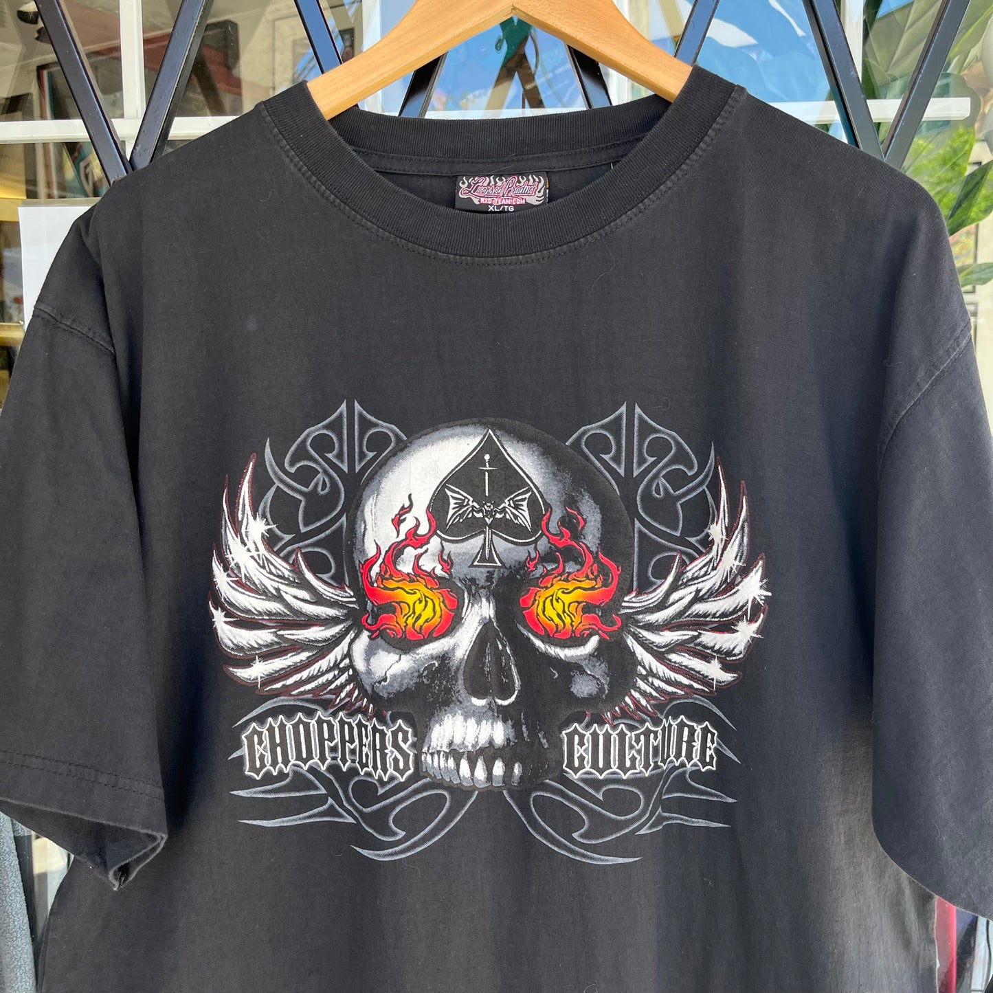 Y2K Choppers Culture Skull Tee - Size XL