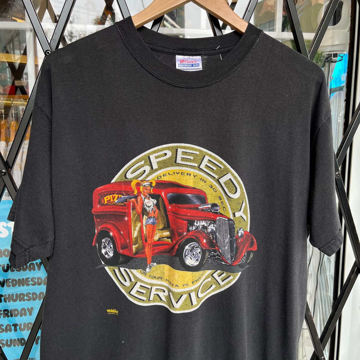 Vintage Speedy Service Car Tee - Size L