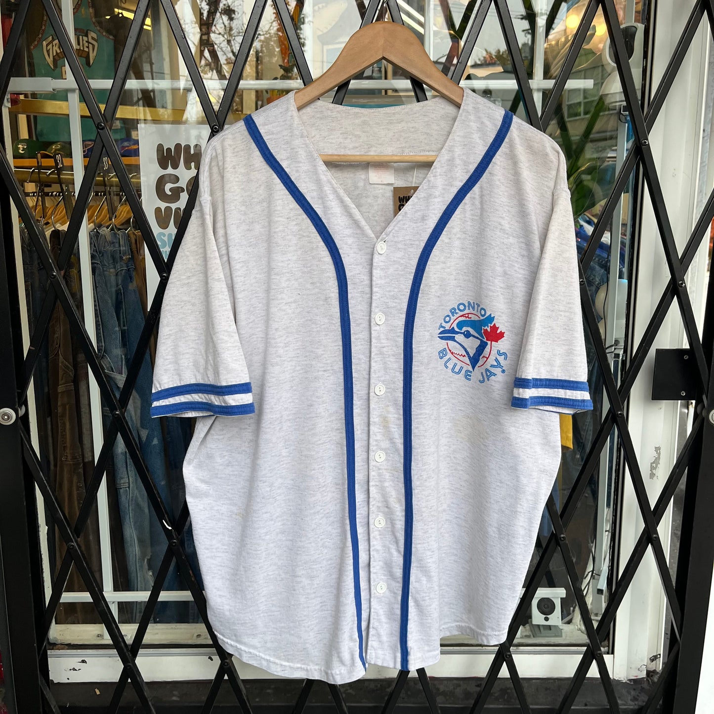 1993 Toronto Blue Jays Back to Back World Series Jersey - Size XL