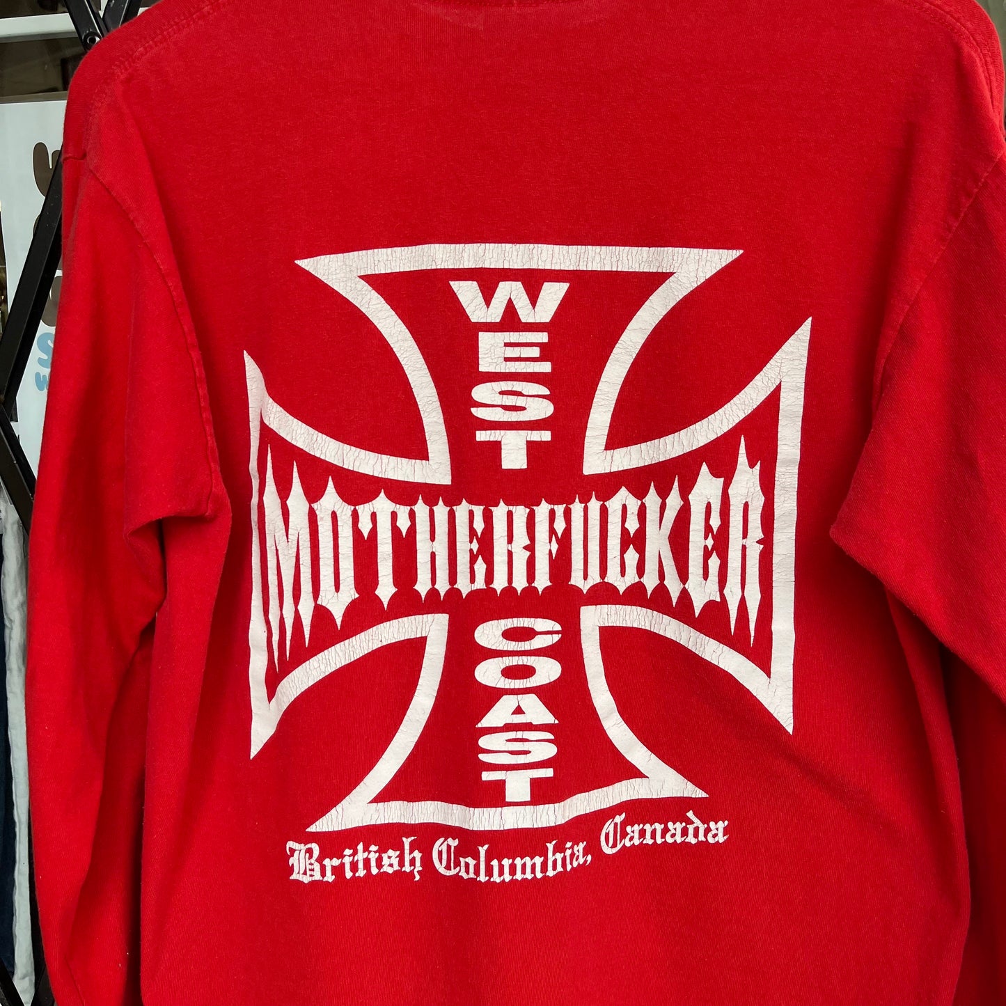 Y2K West Coast MotherFucker Long Sleeve - Size M