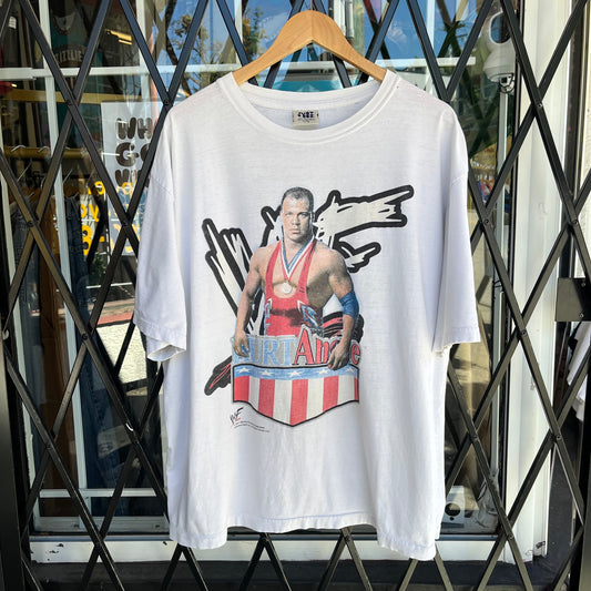 2001 WWE Kurt Angle Wrestling Tee - Size XL