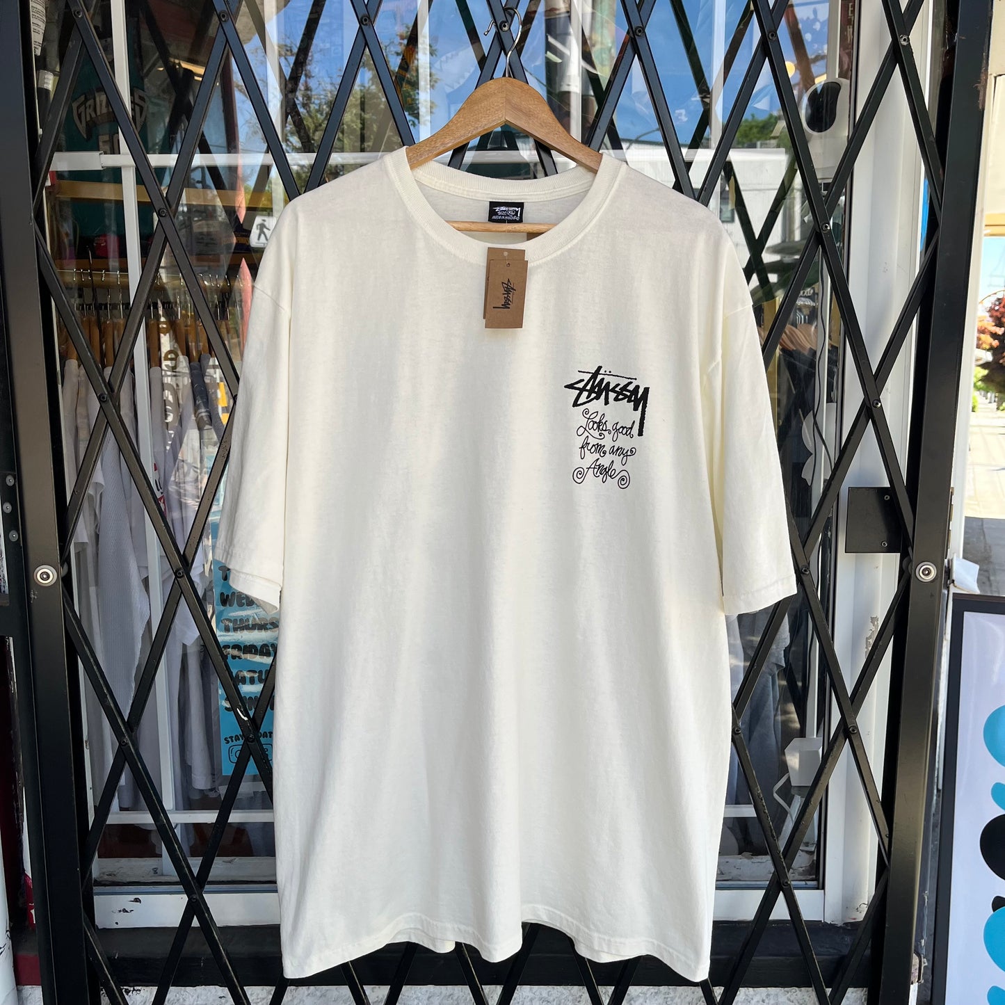 Stussy Any Angle Tee Natural - Size XL