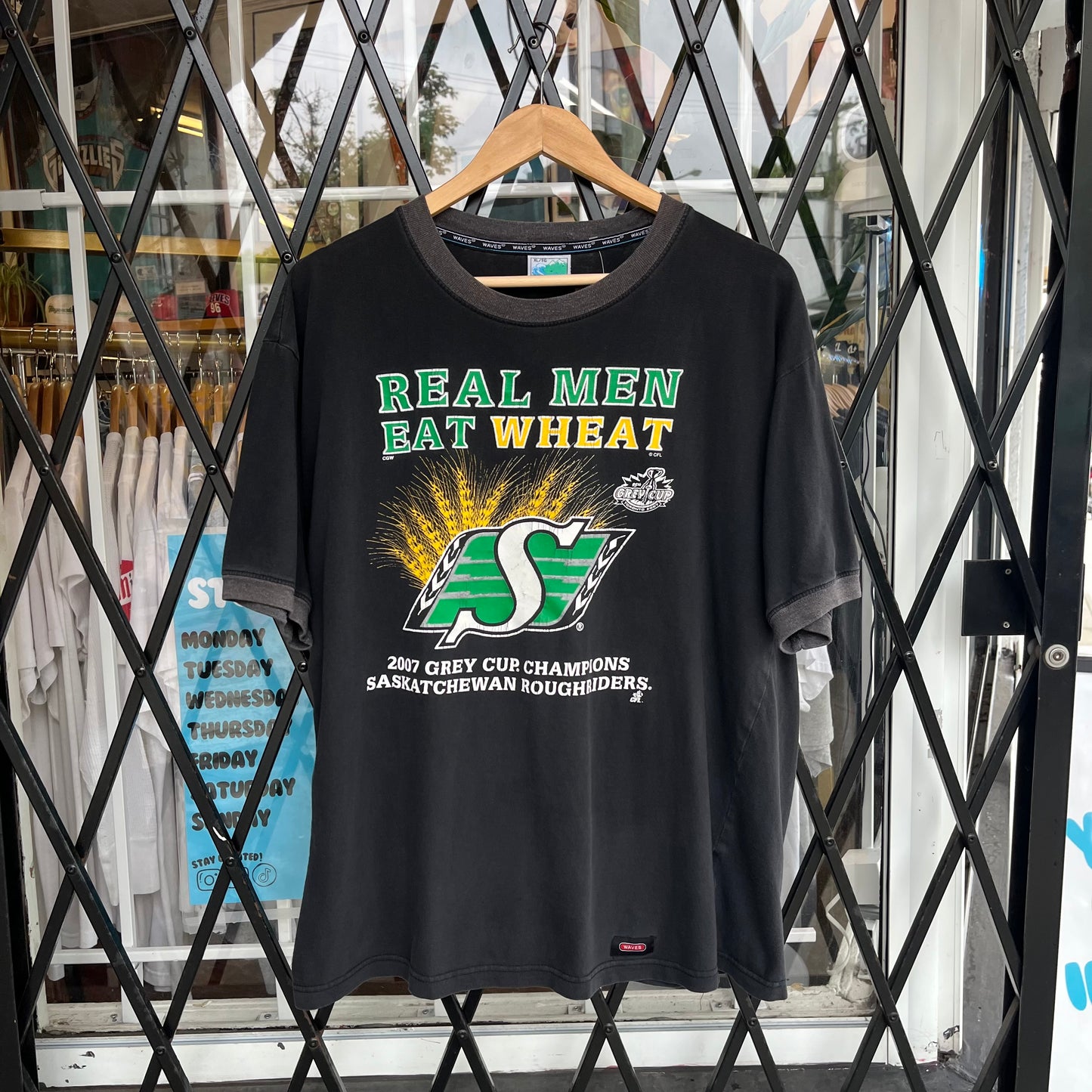 2007 Roughriders Championship Tee - Size XL