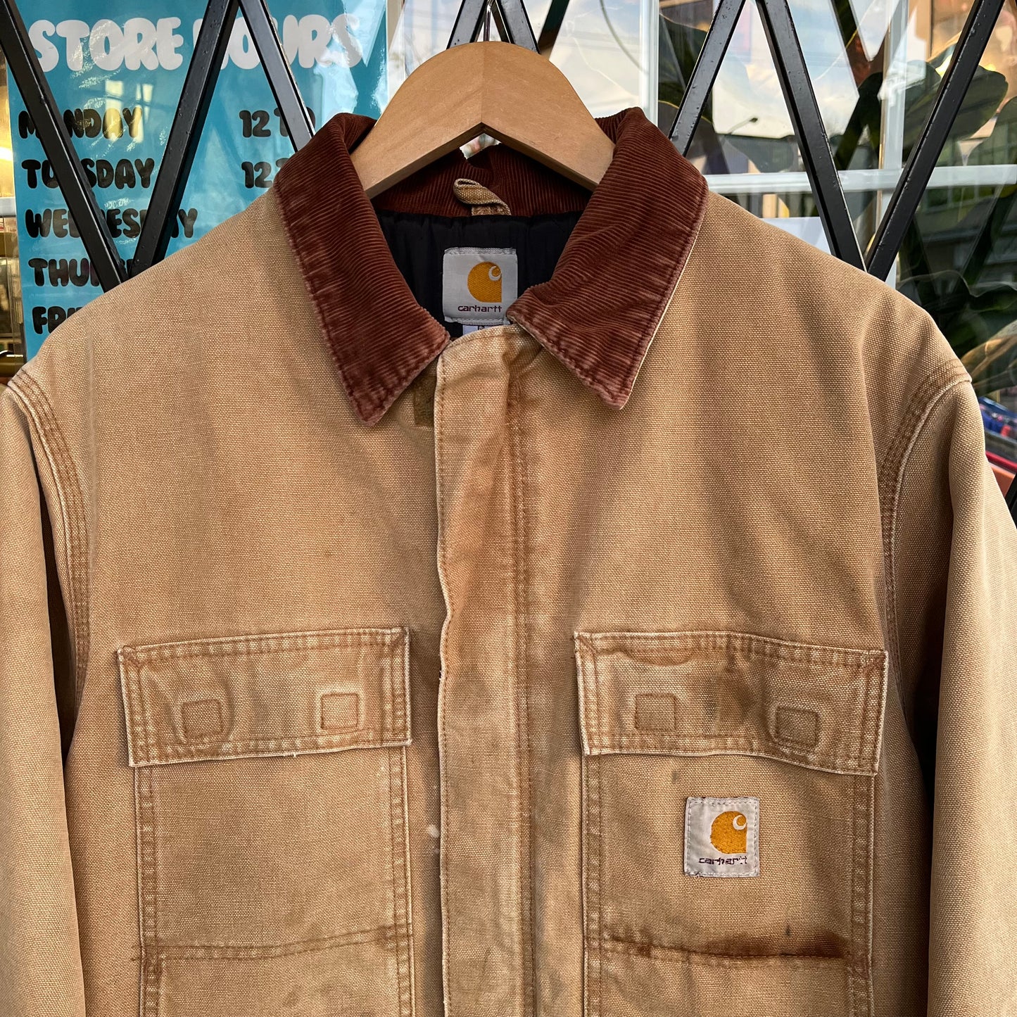 Carhartt Insulated Chore Style Jacket - Size M