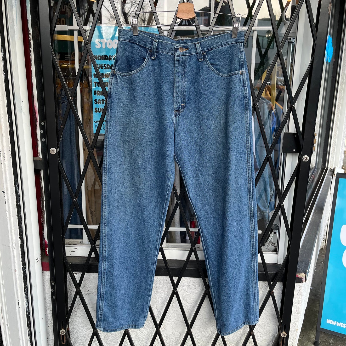 Vintage Denim Jeans - Size 34W x 36L