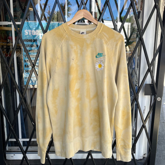 Nike Tie Dye Sun Flower Crewneck - Size L