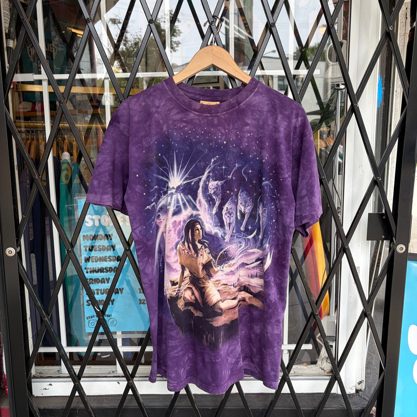Vintage The Mountain Indigenous Tie Dye Tee - Size L