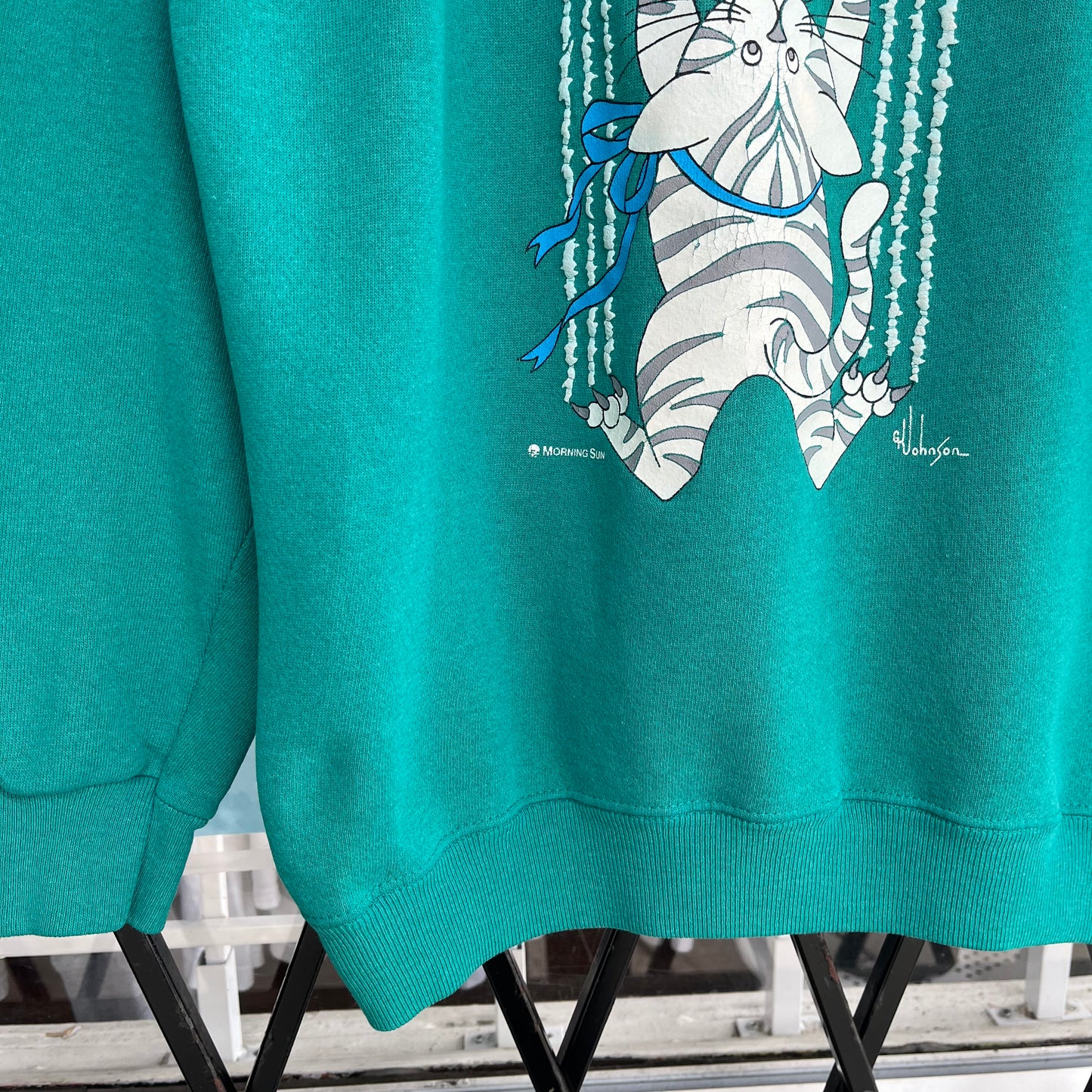 Vintage Cat Sweater - Size M
