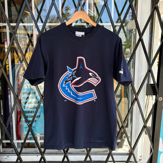 Vintage Puma Vancouver Canucks Trevor Linden Tee - Size M