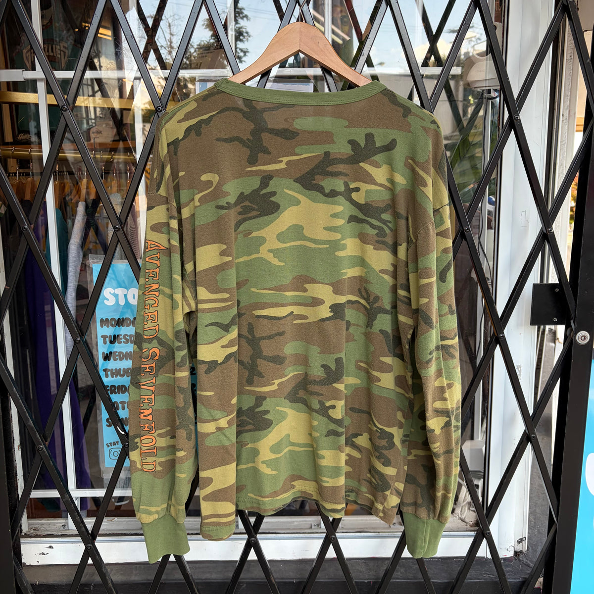 Avenge Sevenfold Camo Long Sleeve - Size XL