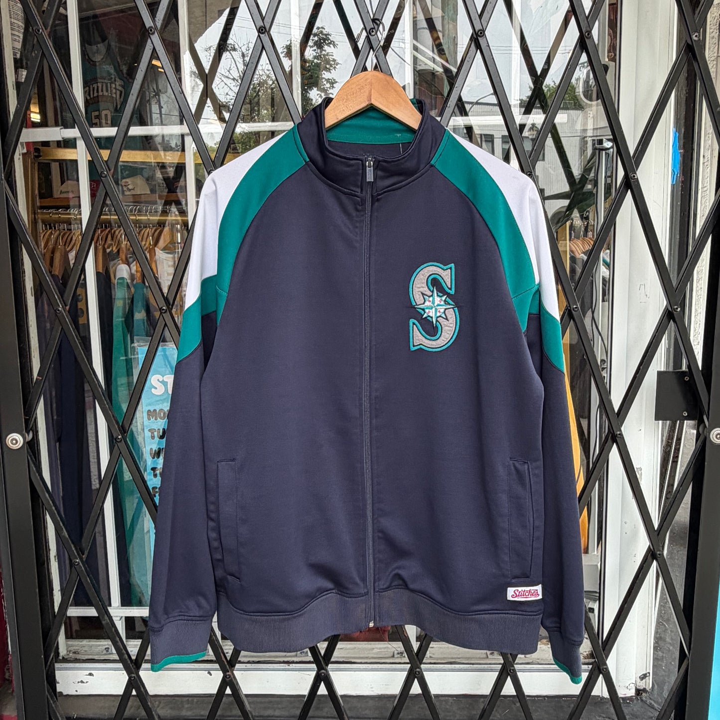 Seattle Mariners Zip Up Jacket - Size M