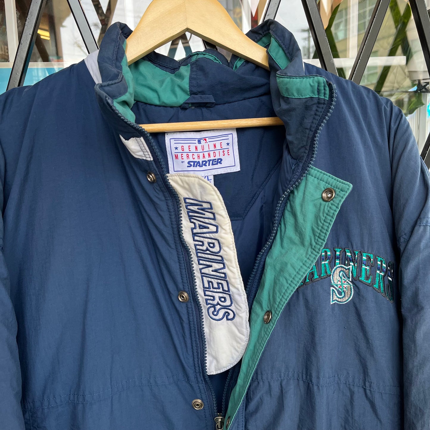 Vintage Starter Seattle Mariners Insulated Jacket - Size XXL