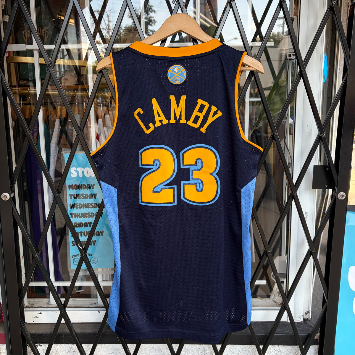 Adidas Swingman Marcus Camby Nuggets Jersey - Size M