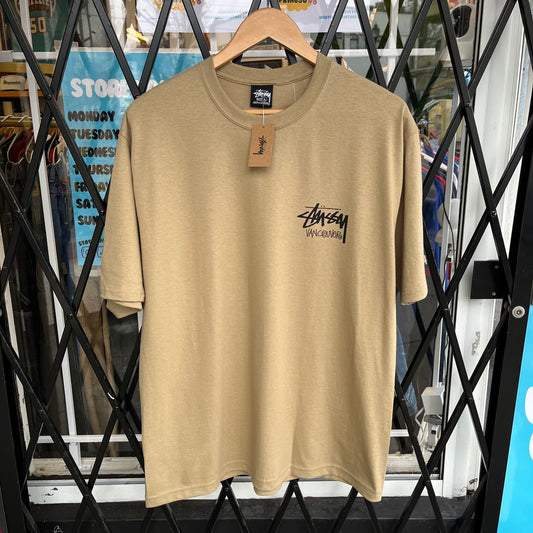 Stussy Vancouver Stock Tee Khaki - Size L