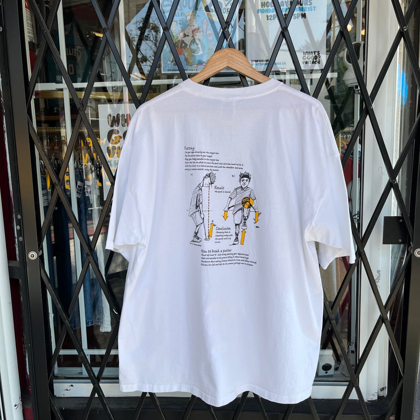 Vintage Golfing Parody Tee - Size XXL