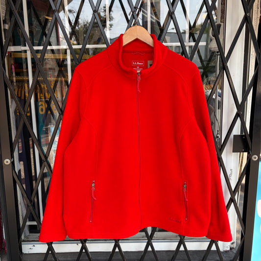 LL Bean Fleece Zip Up Jacket - Size Women’s XXL