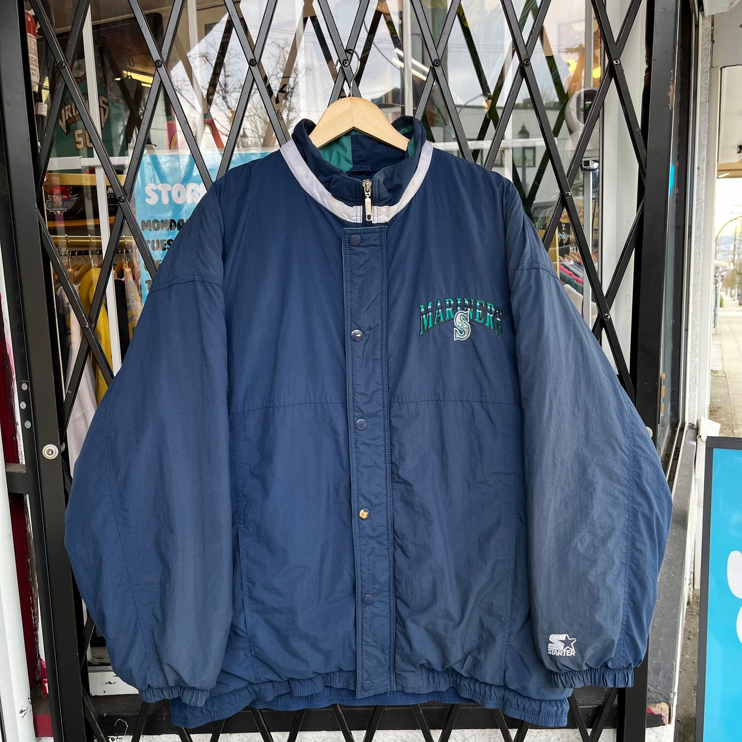 Vintage Starter Seattle Mariners Insulated Jacket - Size XXL