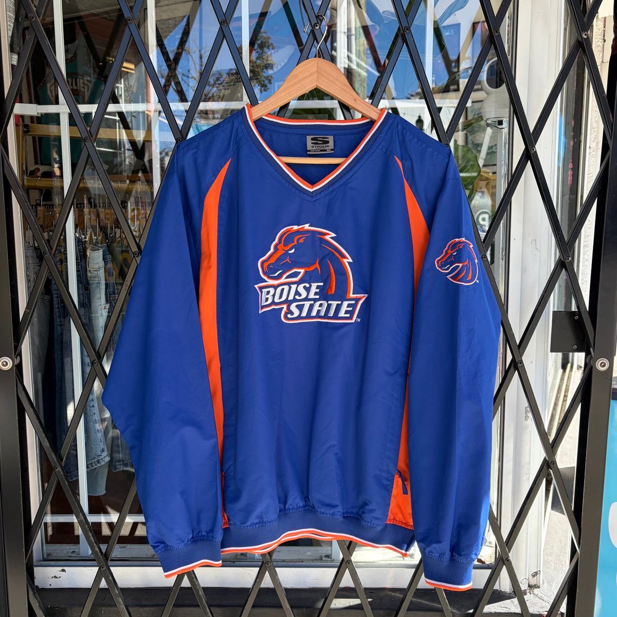 Vintage Boise State Pullover Windbreaker - Size M