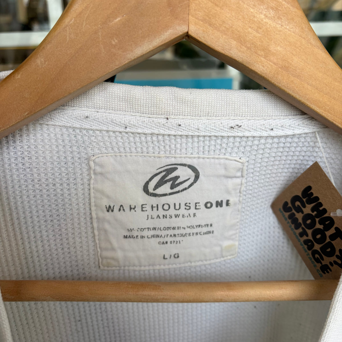 Y2K Waffle Thermal Long Sleeve - Size L