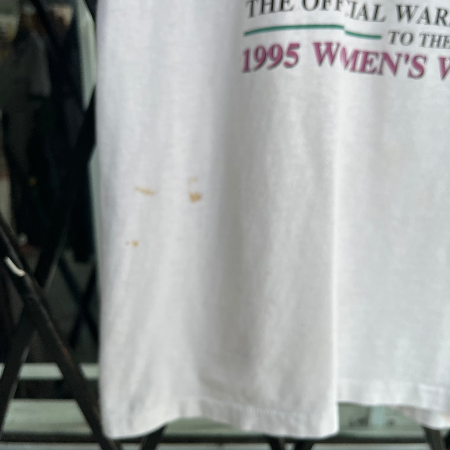 1995 Women’s Soccer World Cup Tee - Size L