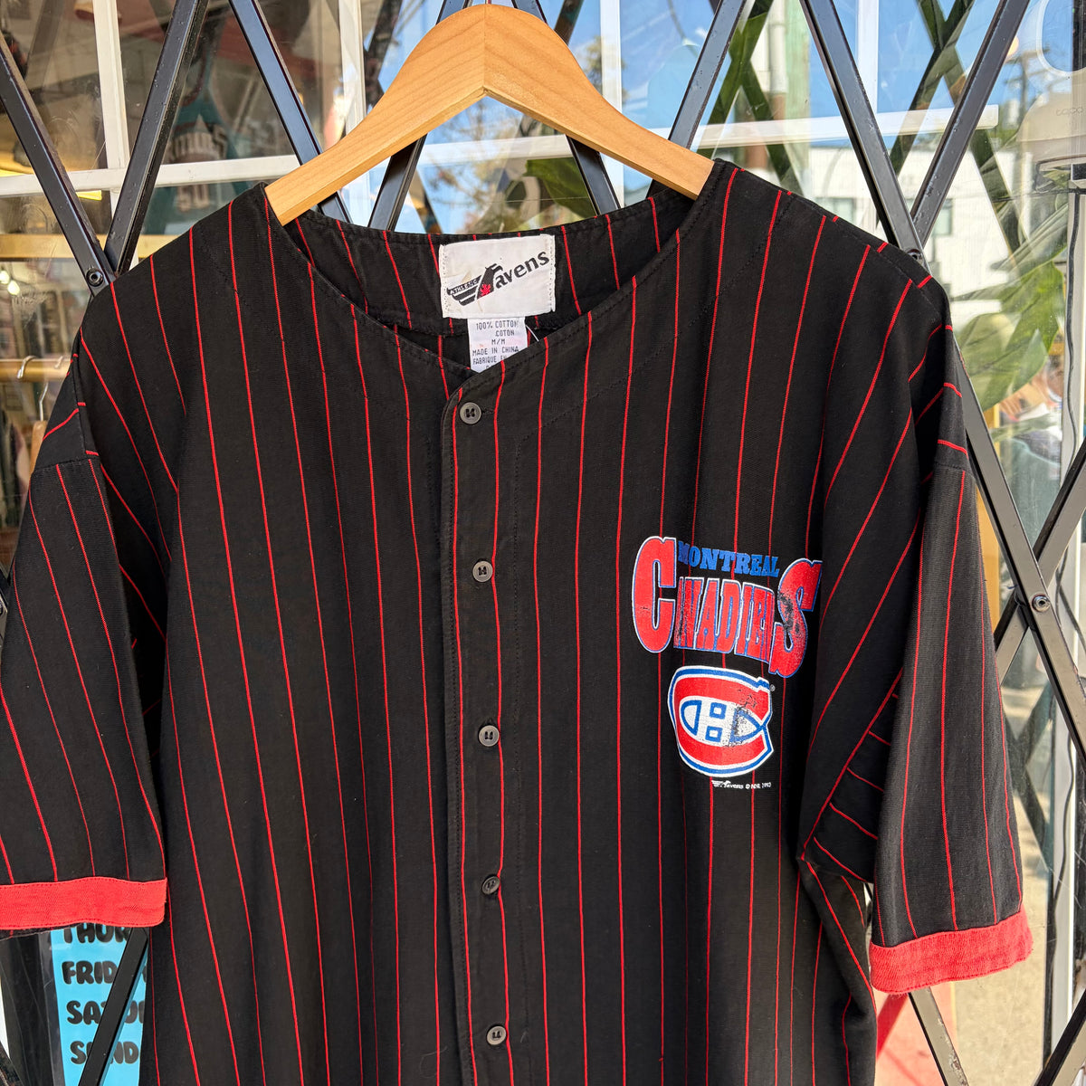 1993 Montreal Canadiens Baseball Jersey - Size M