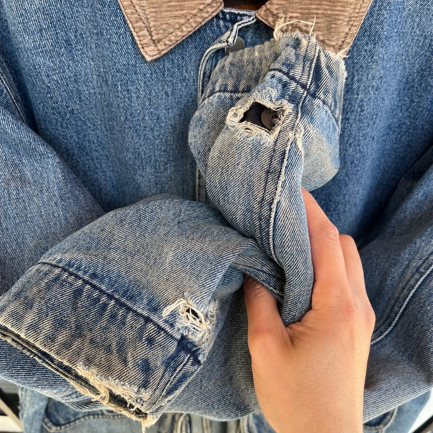 Vintage Woolrich Denim Chore Jacket - Size L