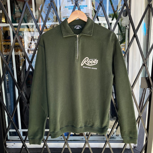 Vintage Roots Canada Quarter Zip Sweater - Size M