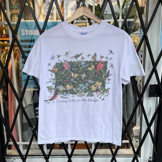 Vintage Nature Living Life on the Hedge Tee - Size M