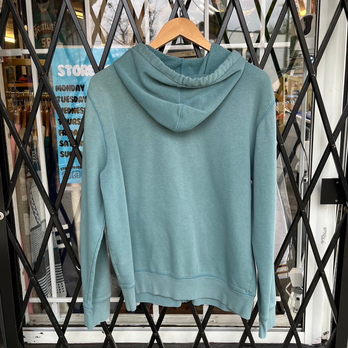 Gap Spell Out Zip Up Hoodie - Size M