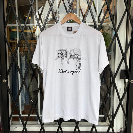 Vintage Raccoon Tee - Size XL