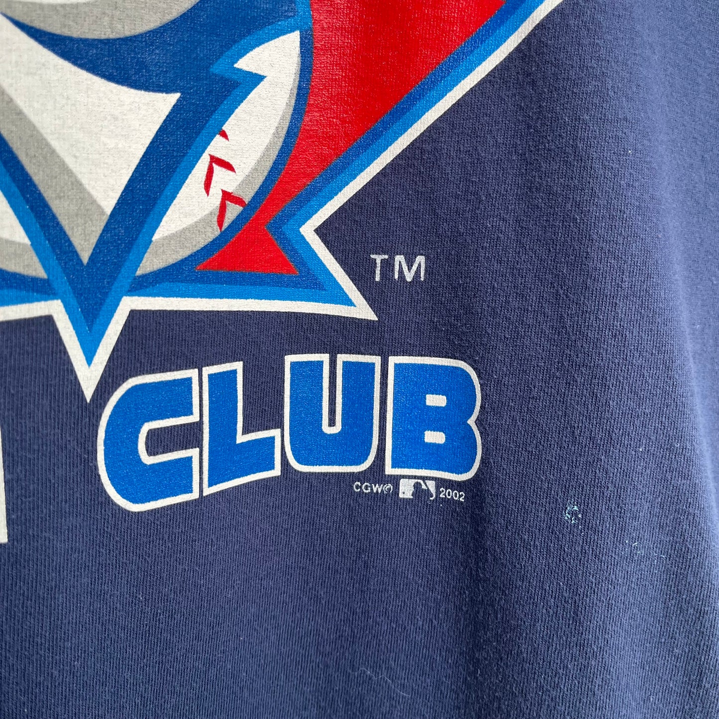 2002 Toronto Blue Jays Fan Club Tee - Size XL
