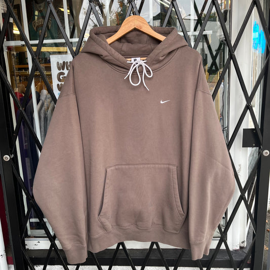 Nike Oversized Heavyweight Mocha Hoodie - Size L