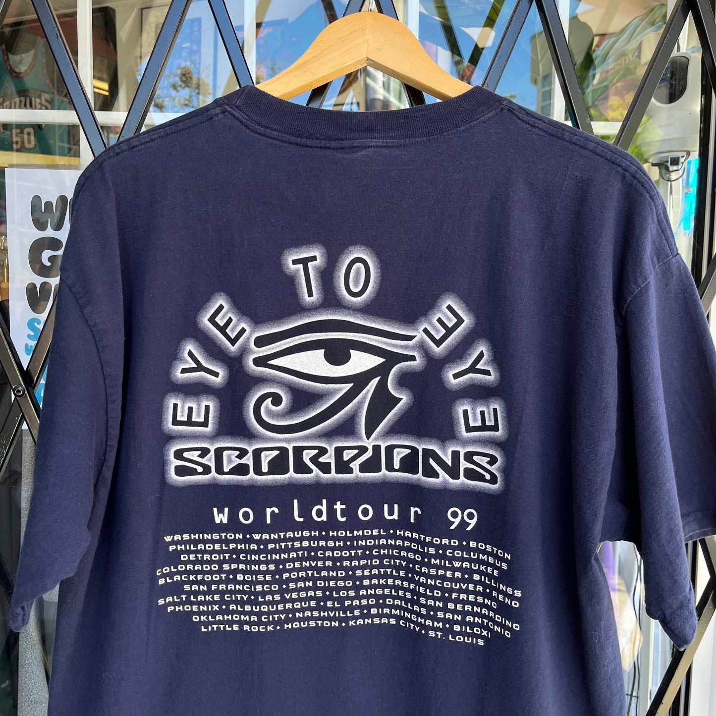 1999 Scorpions Eye to Eye World Tour Tee - Size XL