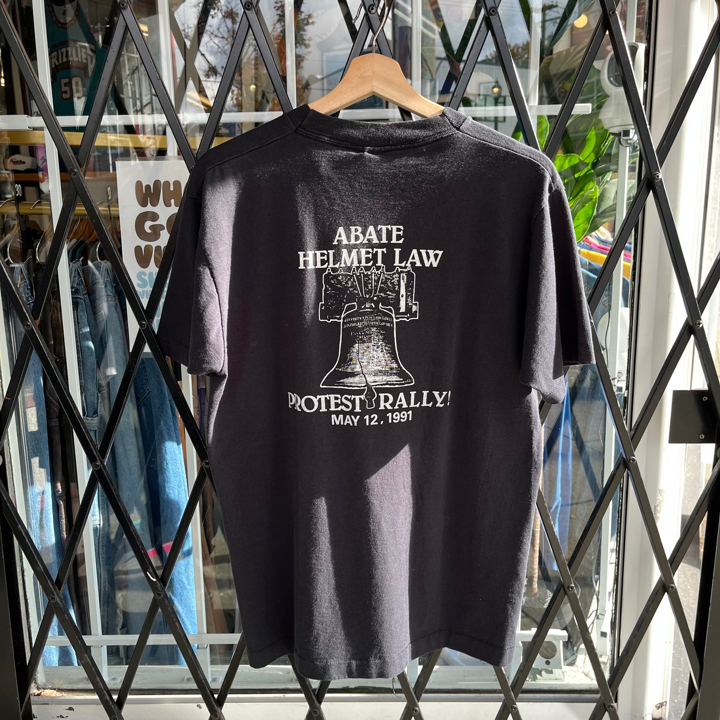 1991 Abate Helmet Law Rally Tee - Size L