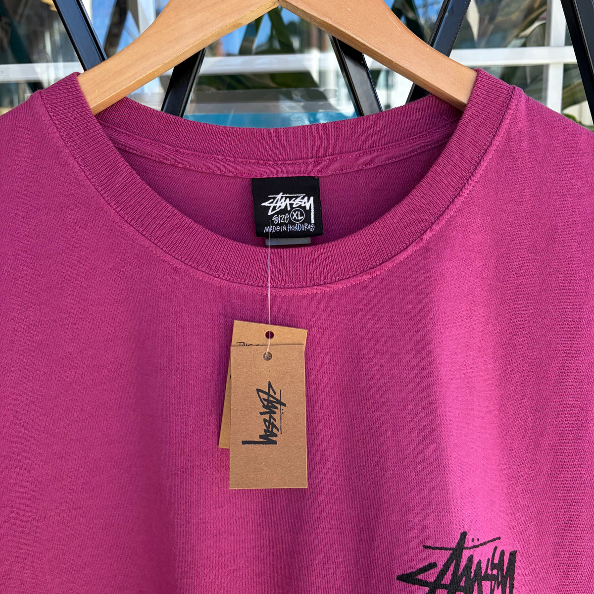 Stussy Vancouver Stock Tee Berry - Size XL