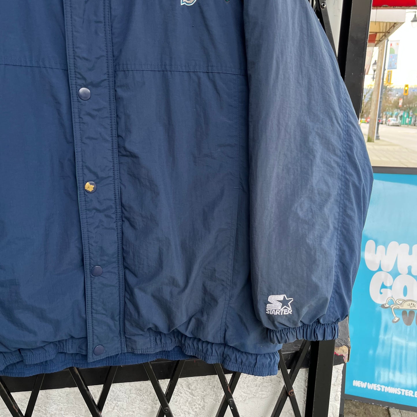 Vintage Starter Seattle Mariners Insulated Jacket - Size XXL